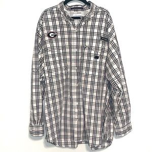 Columbia PFG Super Bonehead long sleeve UGA Georgia Bulldogs Large
